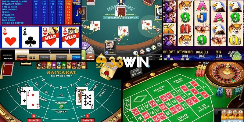 Các siêu phẩm giải trí cá cược tại 33Win 